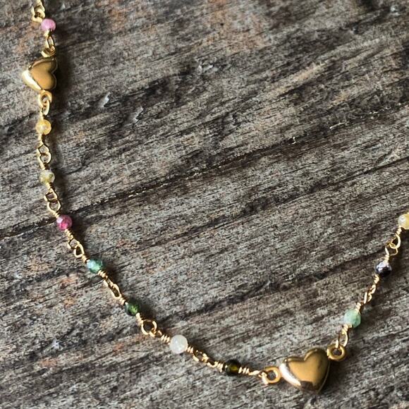 NEW FP x Luna Norte Tourmaline Anklet Set - Picture 2 of 16